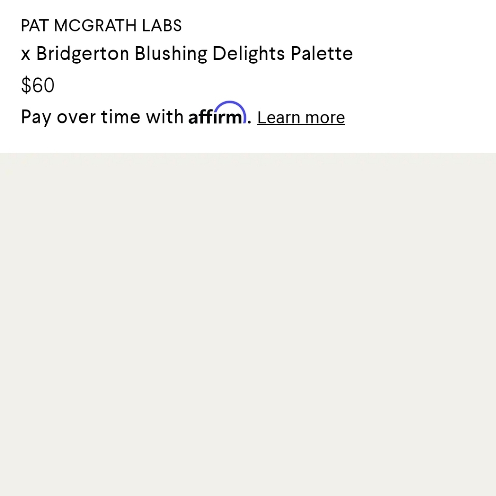 Pat McGrath x Bridgerton Pallette